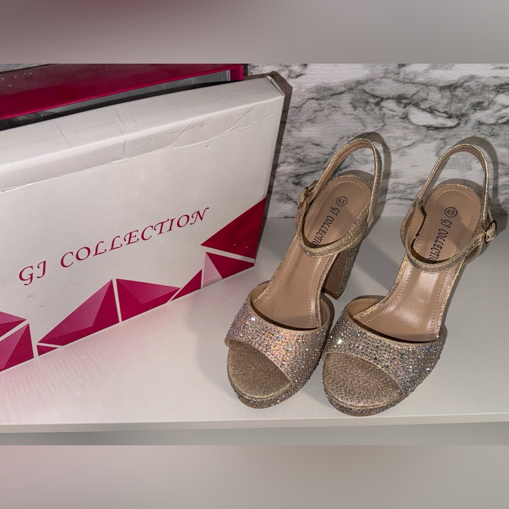 GJ Collection Glitter heels 6.5women
